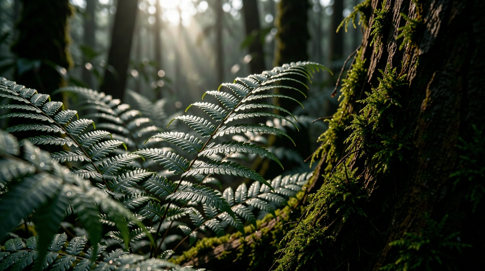 Natural Indonesian Rainforest Environment